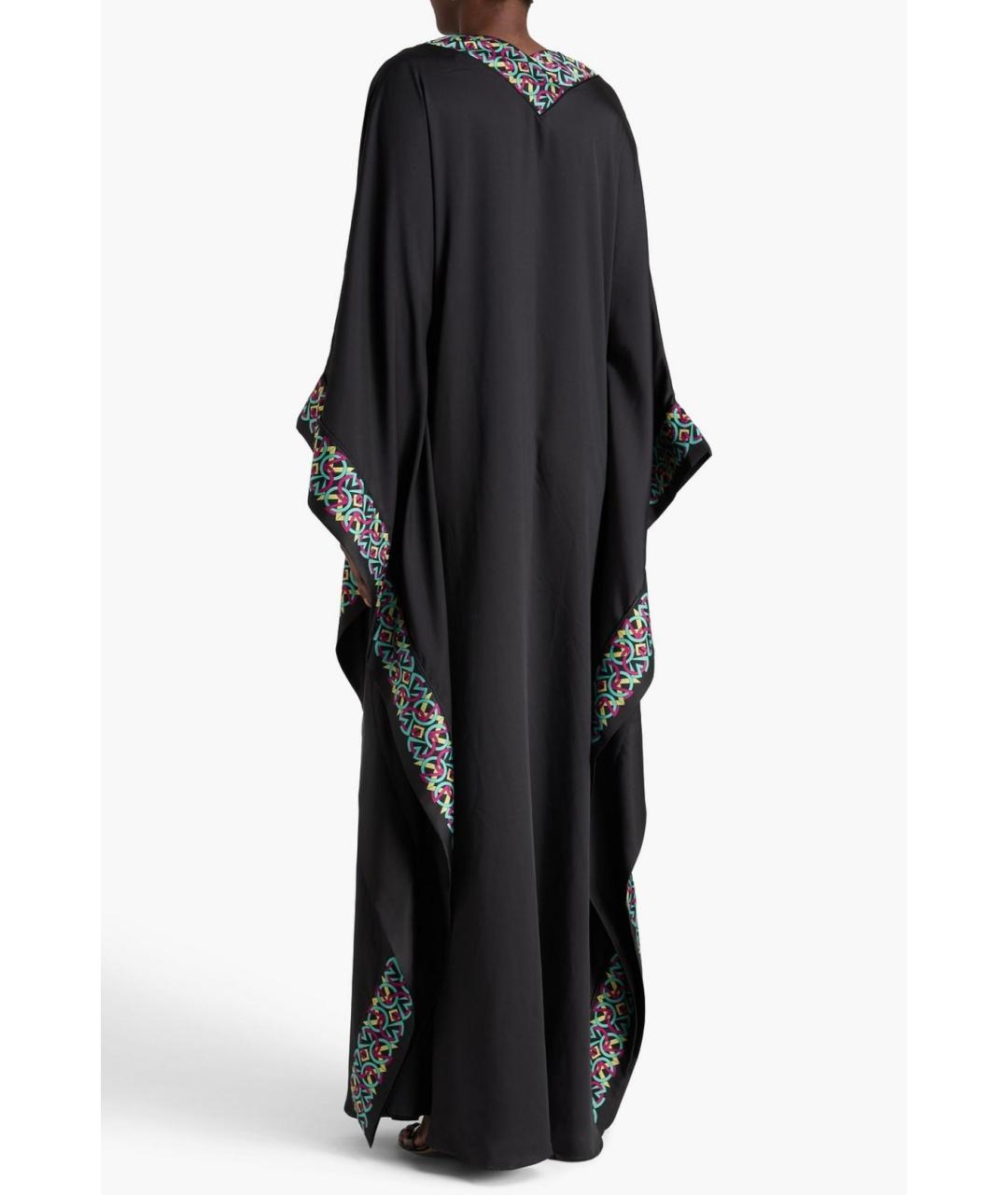 ZUHAIR MURAD Черное полиэстеровое повседневное платье, фото 3