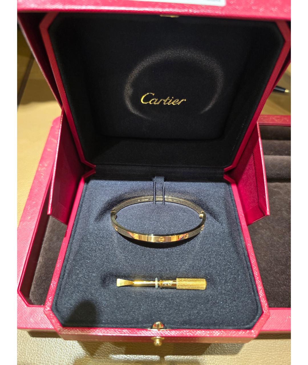CARTIER Золотой браслет из желтого золота, фото 4