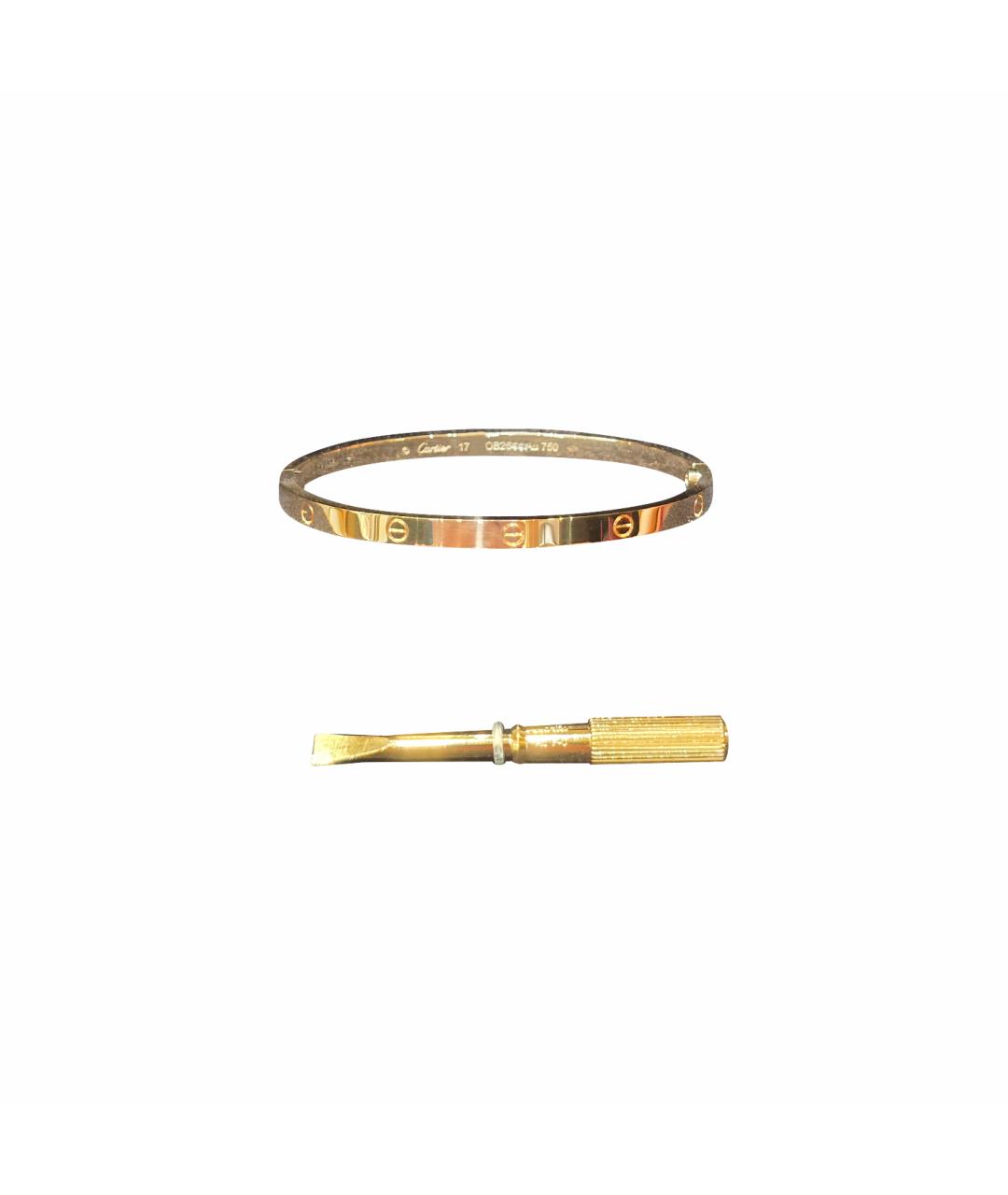 CARTIER Золотой браслет из желтого золота, фото 1