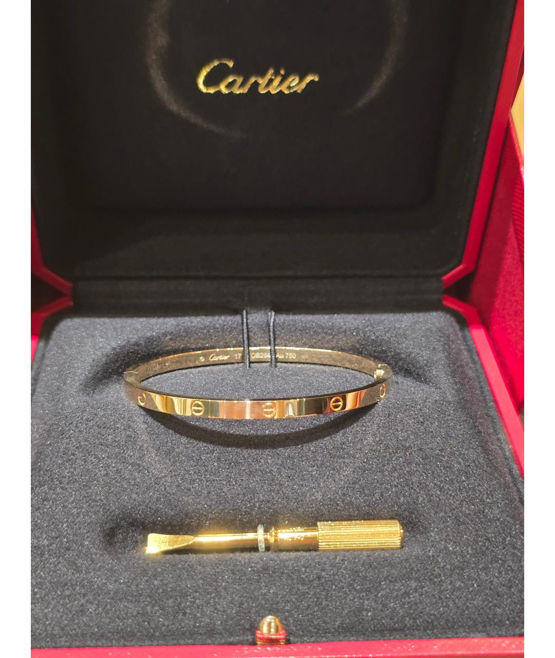 CARTIER Золотой браслет из желтого золота, фото 2