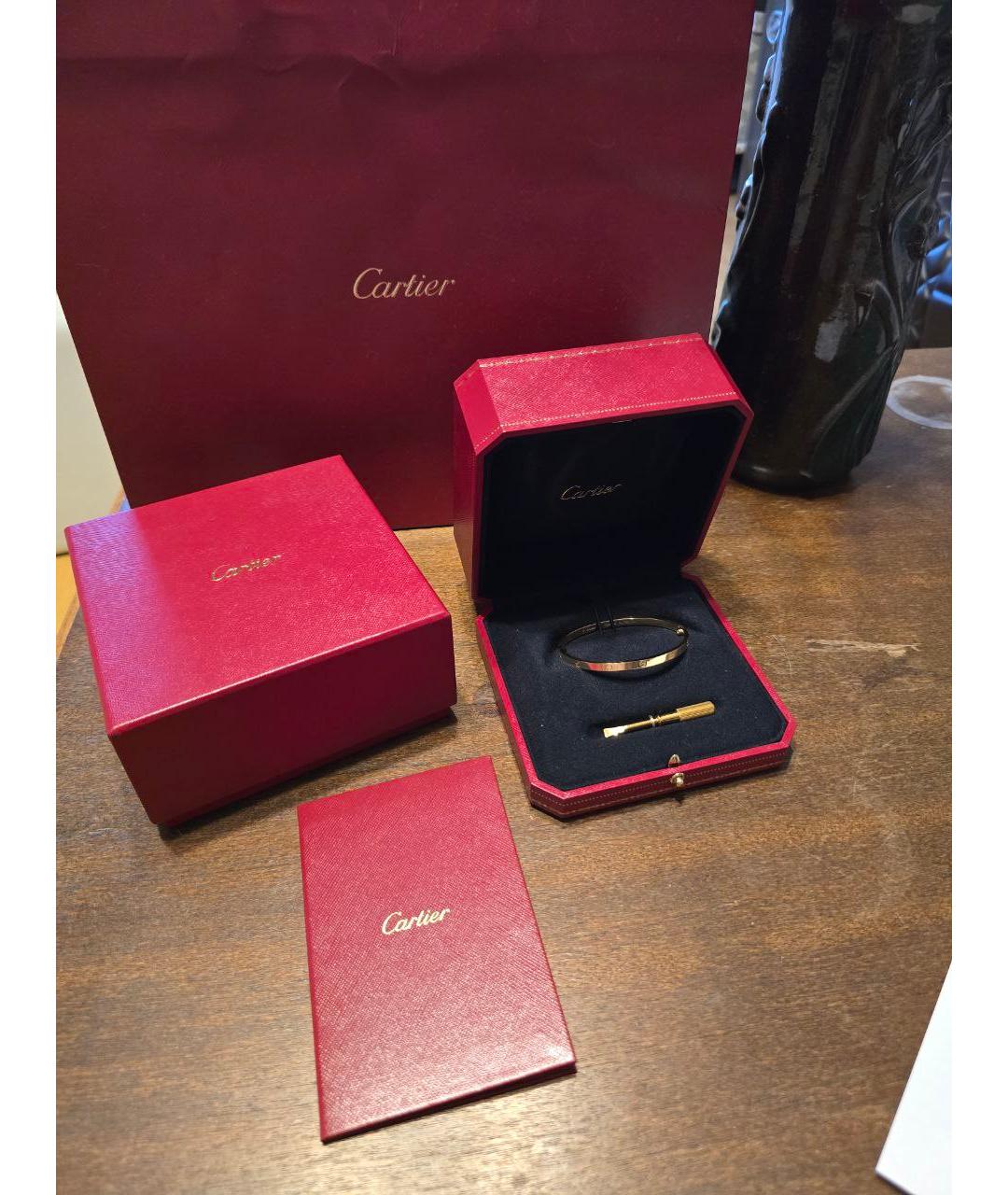 CARTIER Золотой браслет из желтого золота, фото 3