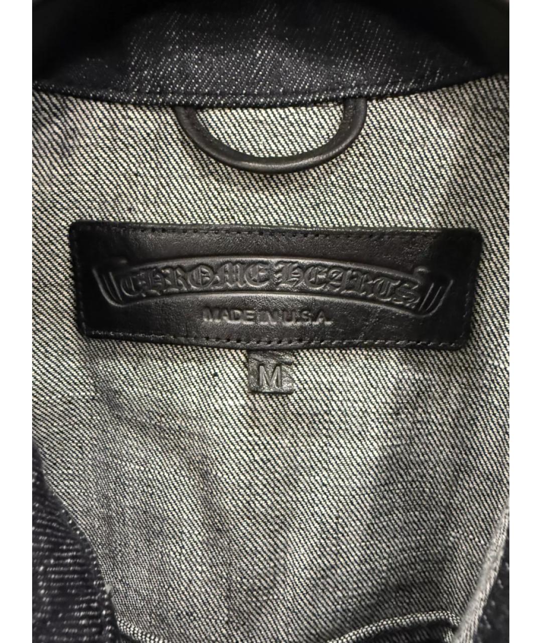 CHROME HEARTS Темно-синяя деним куртка, фото 2