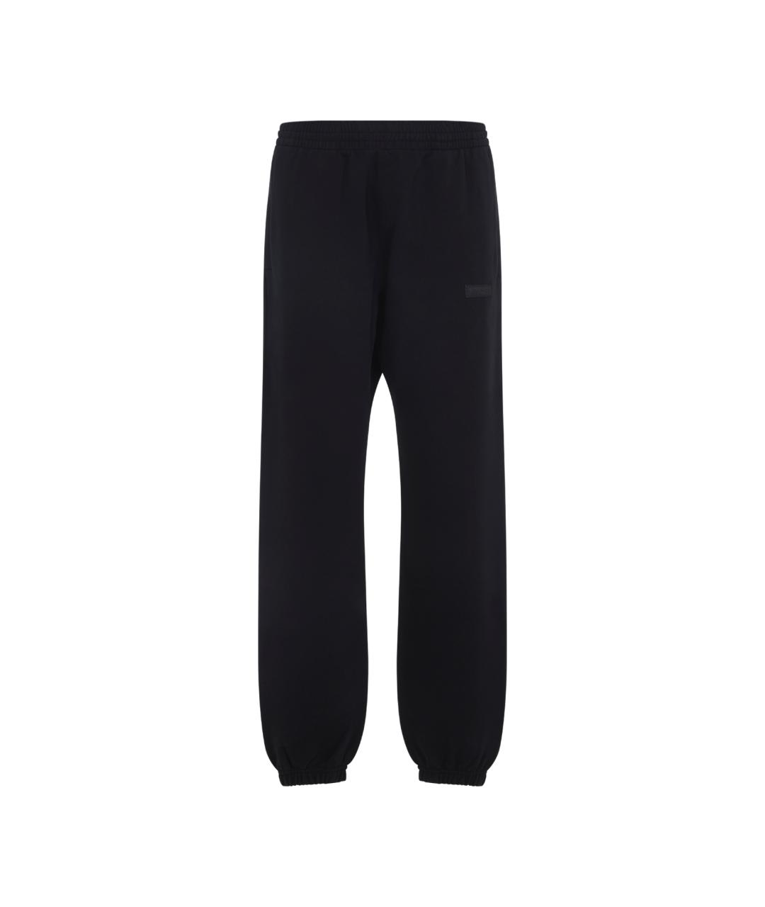 GIVENCHY Черные хлопковые повседневные брюки, фото 1