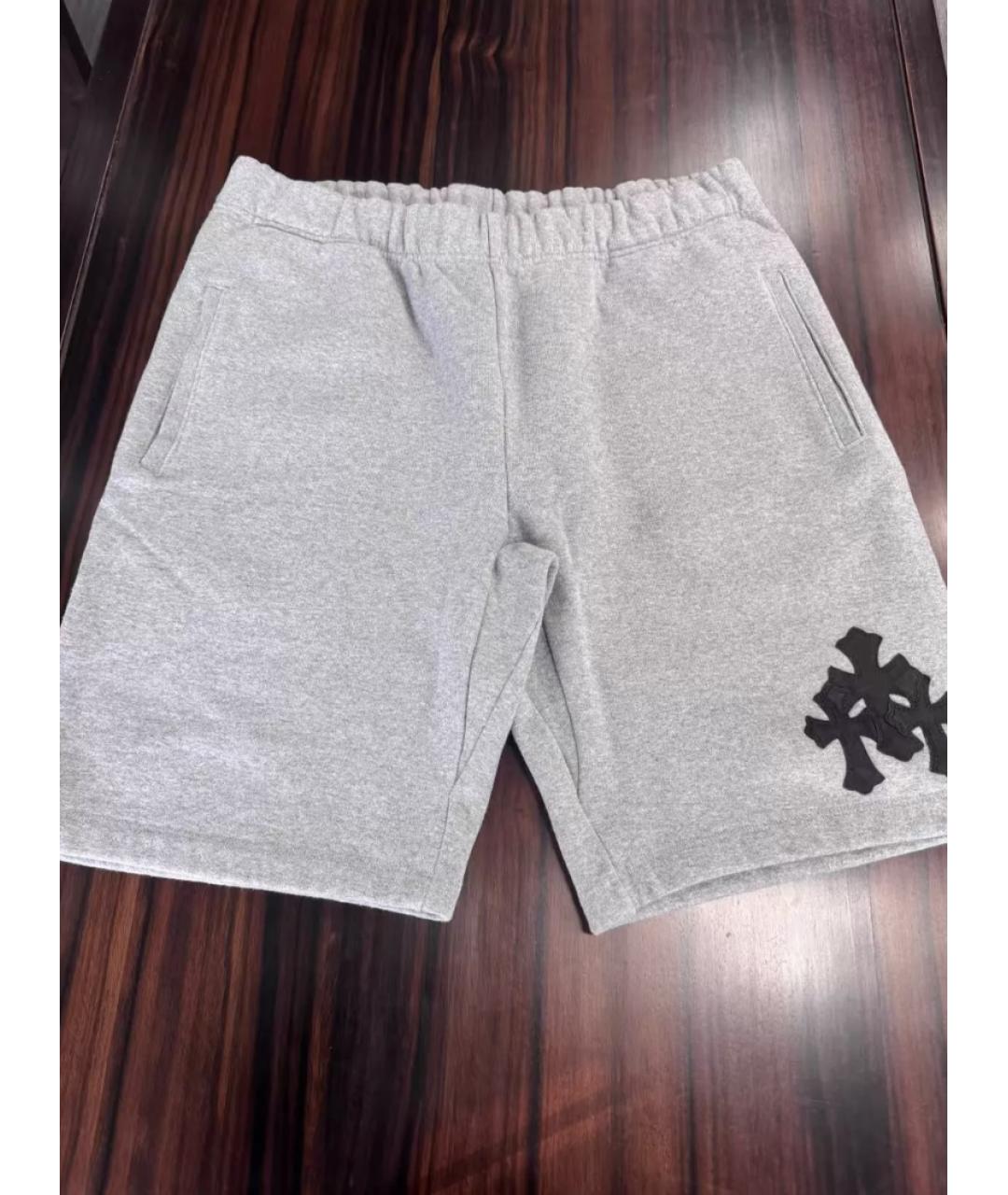 CHROME HEARTS Серые шорты, фото 4