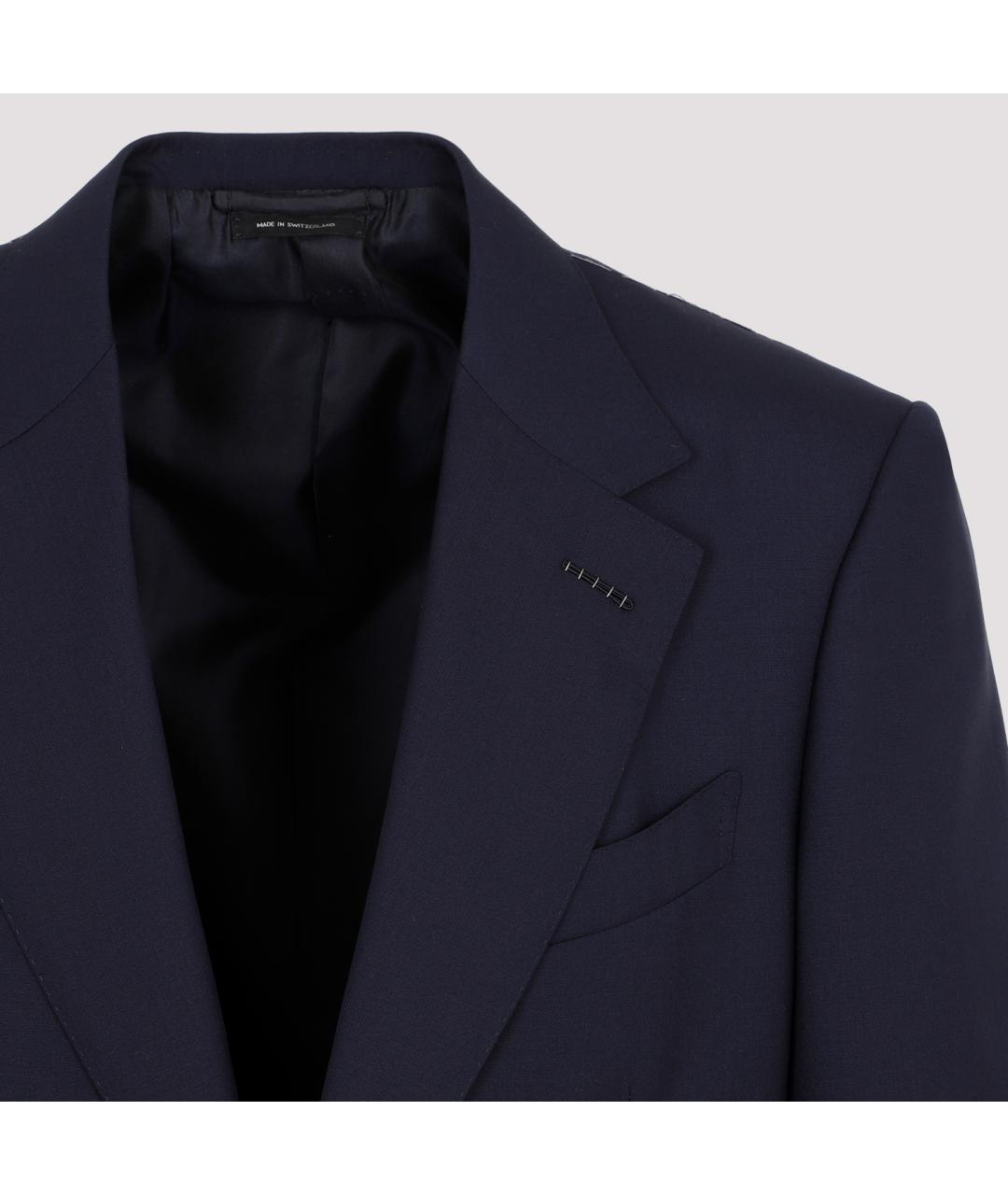 TOM FORD Темно-синий классический костюм, фото 3