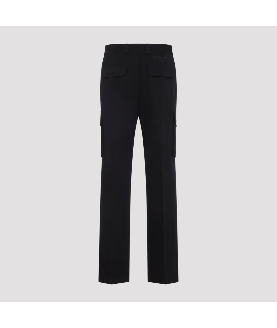GIVENCHY Черные хлопковые повседневные брюки, фото 2