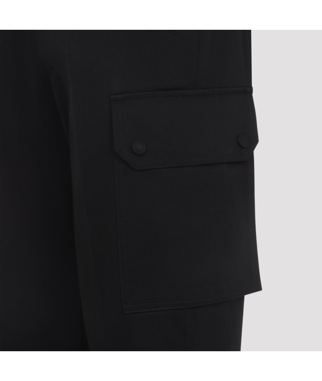 GIVENCHY Черные хлопковые повседневные брюки, фото 3