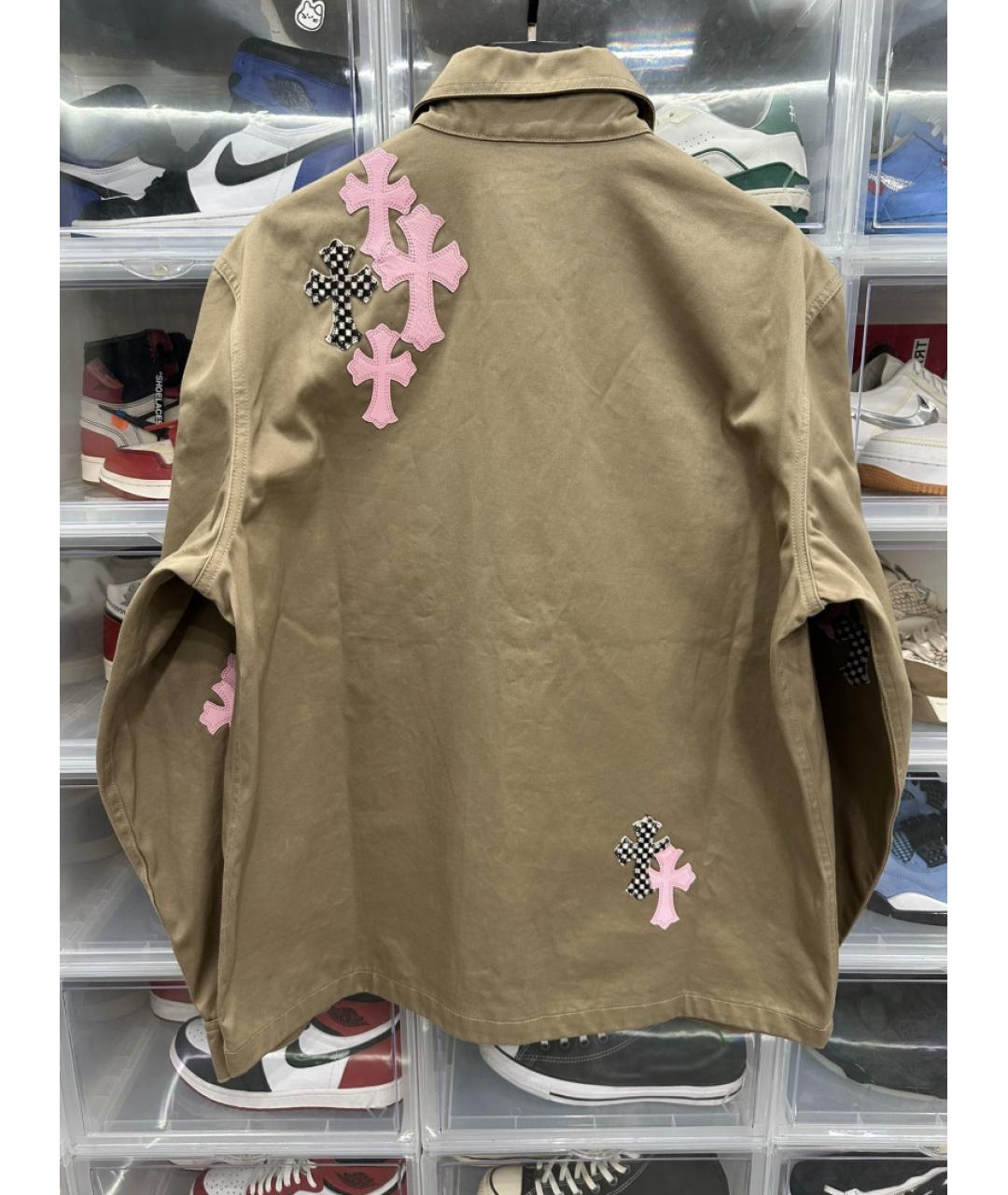 CHROME HEARTS Коричневая куртка, фото 3
