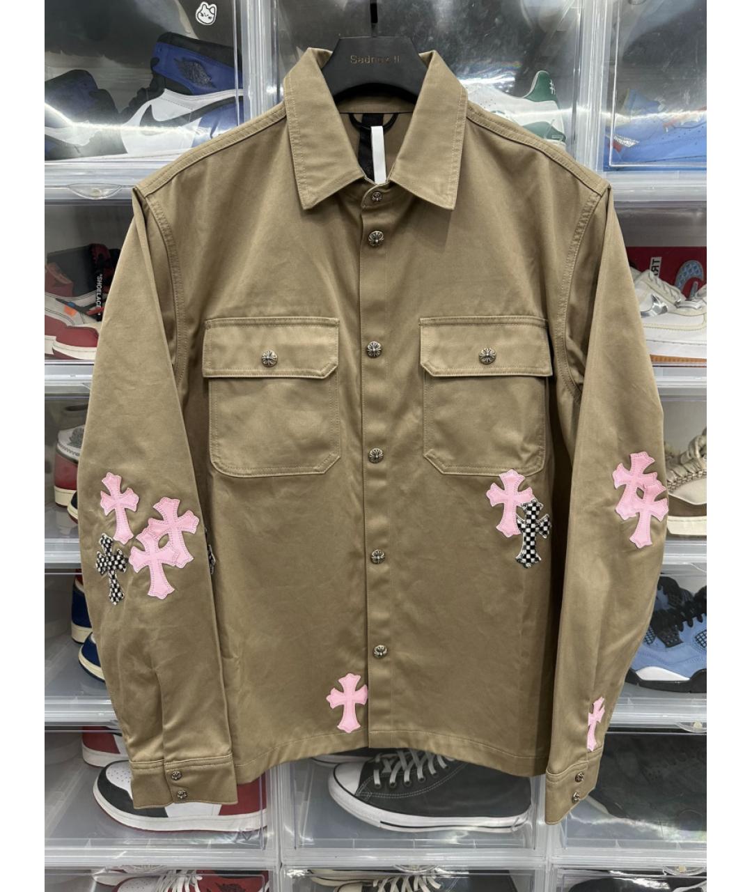 CHROME HEARTS Коричневая куртка, фото 5