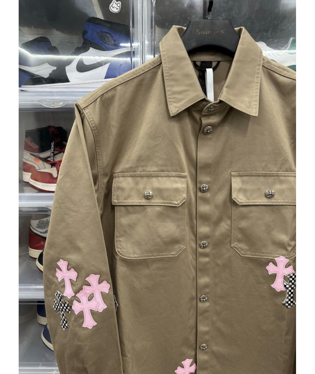 CHROME HEARTS Коричневая куртка, фото 4
