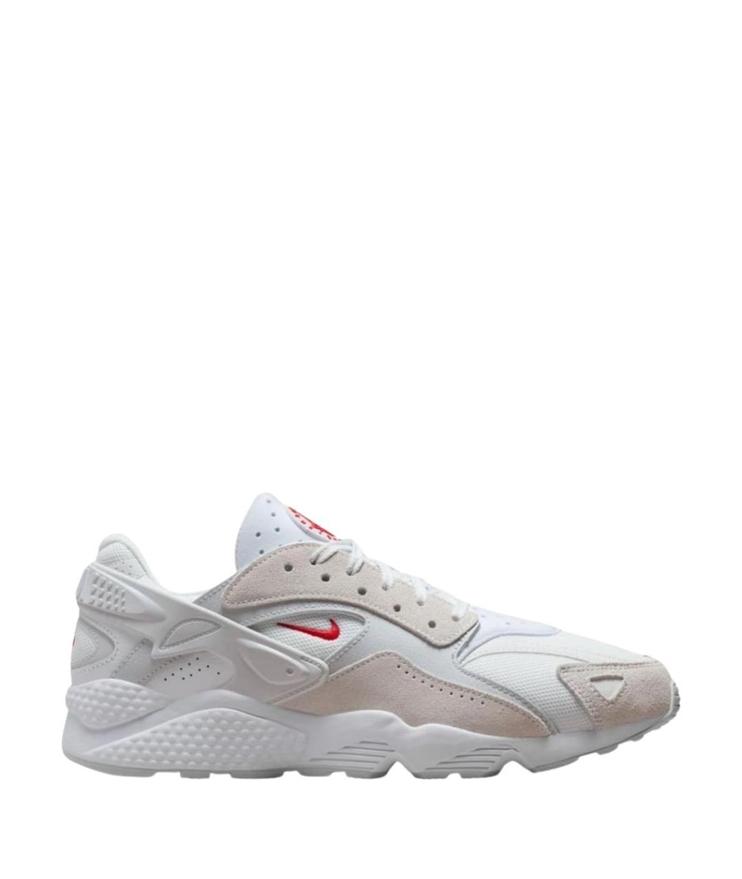 NIKE Белые текстильные низкие кроссовки / кеды, фото 1