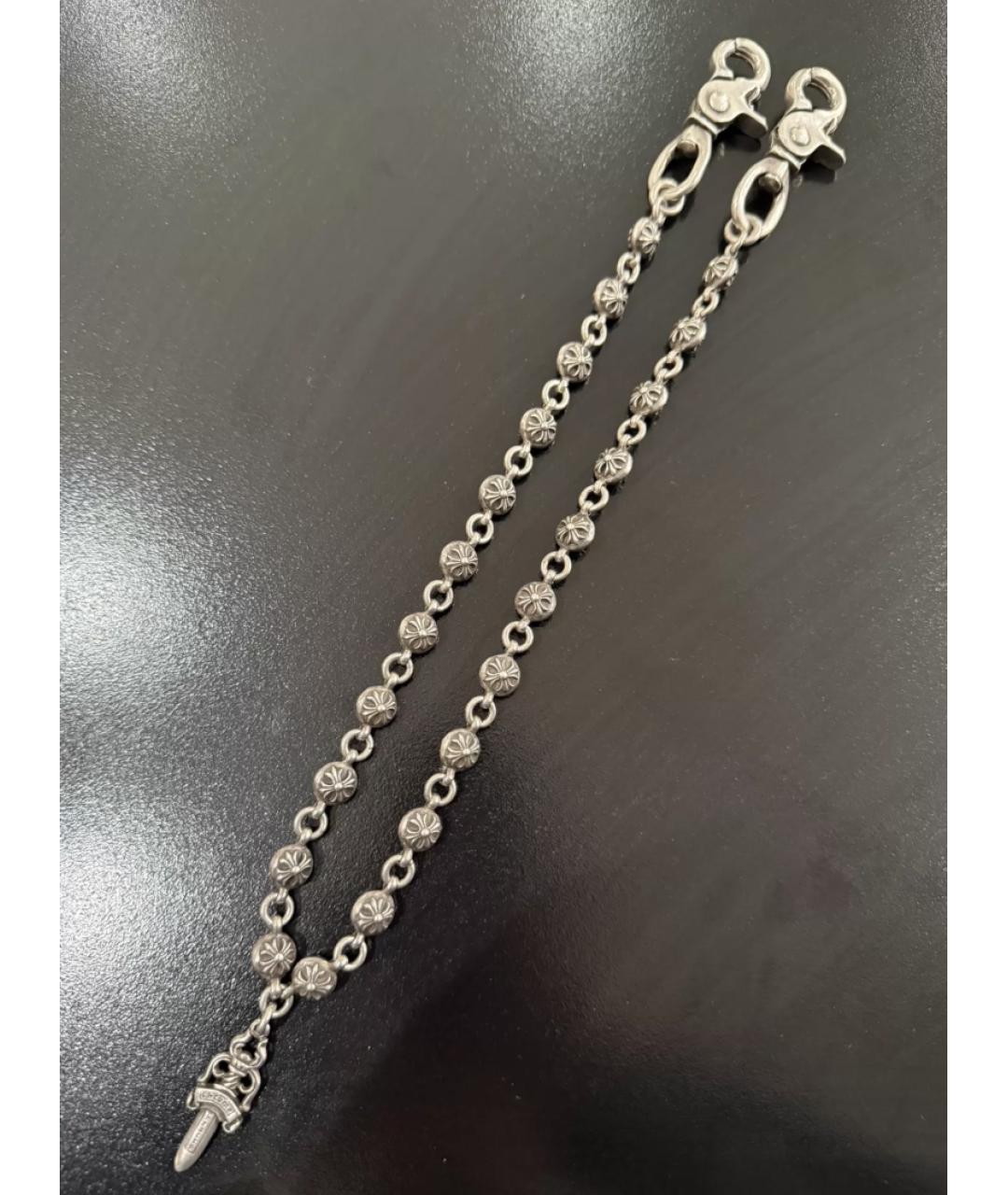 CHROME HEARTS Серебряная цепочка/подвеска, фото 6