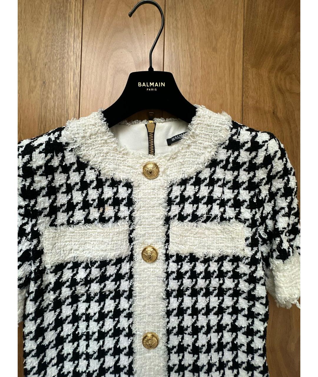BALMAIN Мульти хлопковое повседневное платье, фото 3
