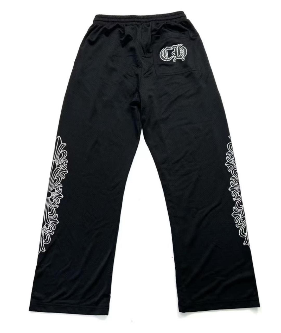 CHROME HEARTS Черные повседневные брюки, фото 2
