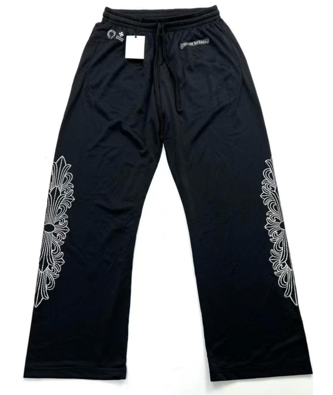 CHROME HEARTS Черные повседневные брюки, фото 3