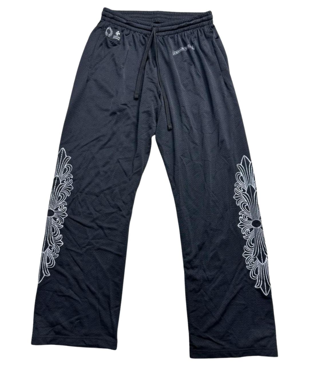 CHROME HEARTS Черные повседневные брюки, фото 1