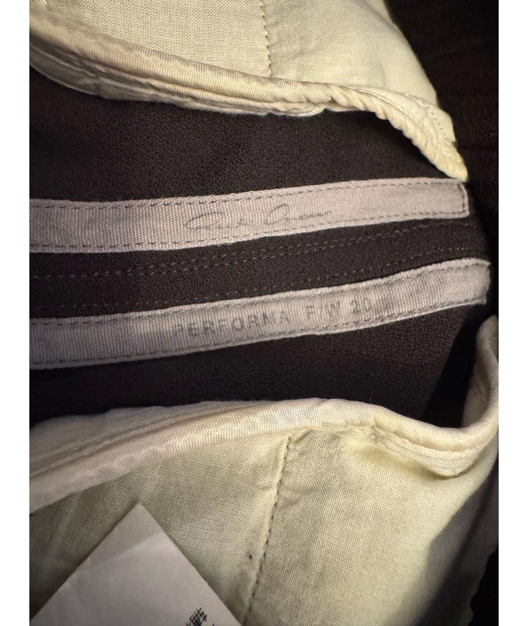 RICK OWENS Шерстяные повседневные брюки, фото 5