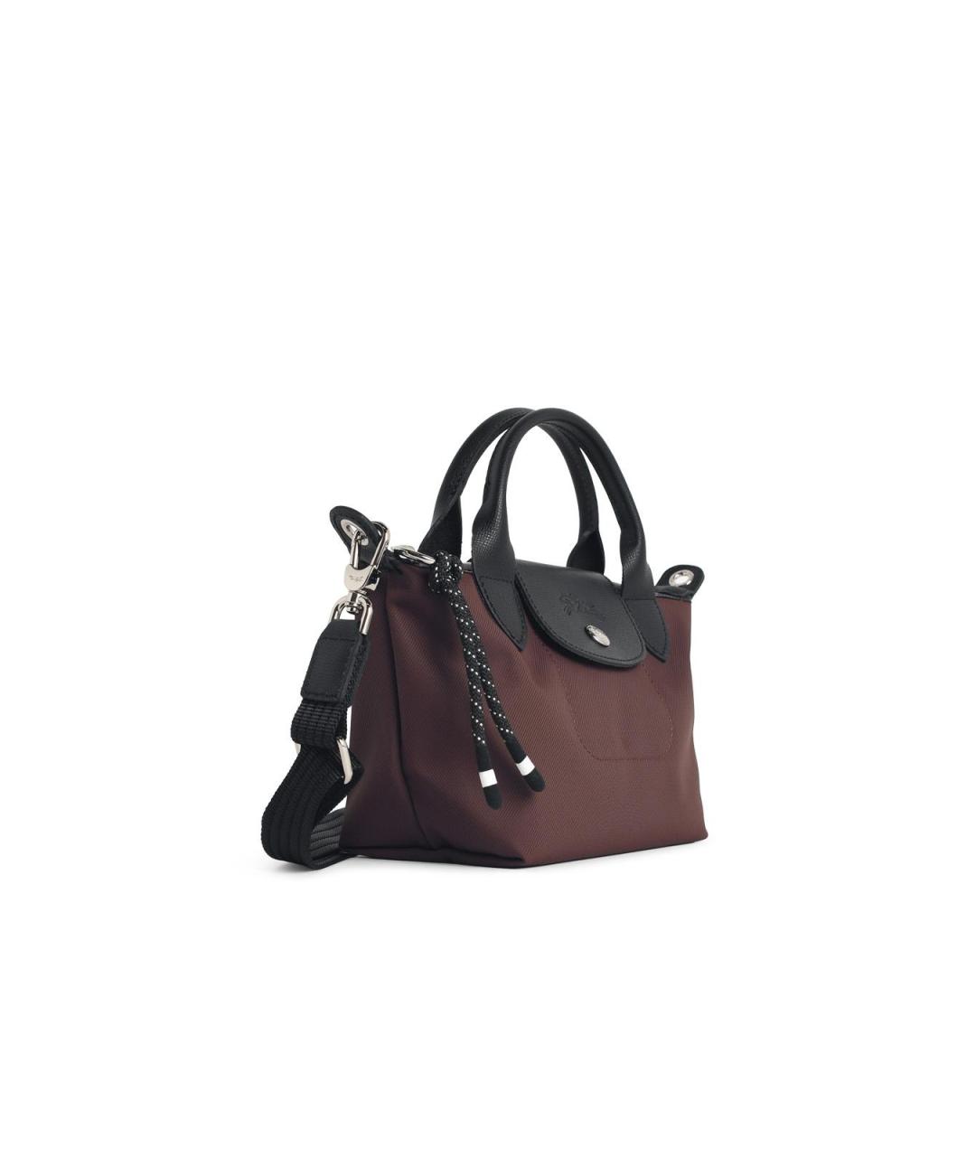 LONGCHAMP Коричневая синтетическая сумка тоут, фото 2