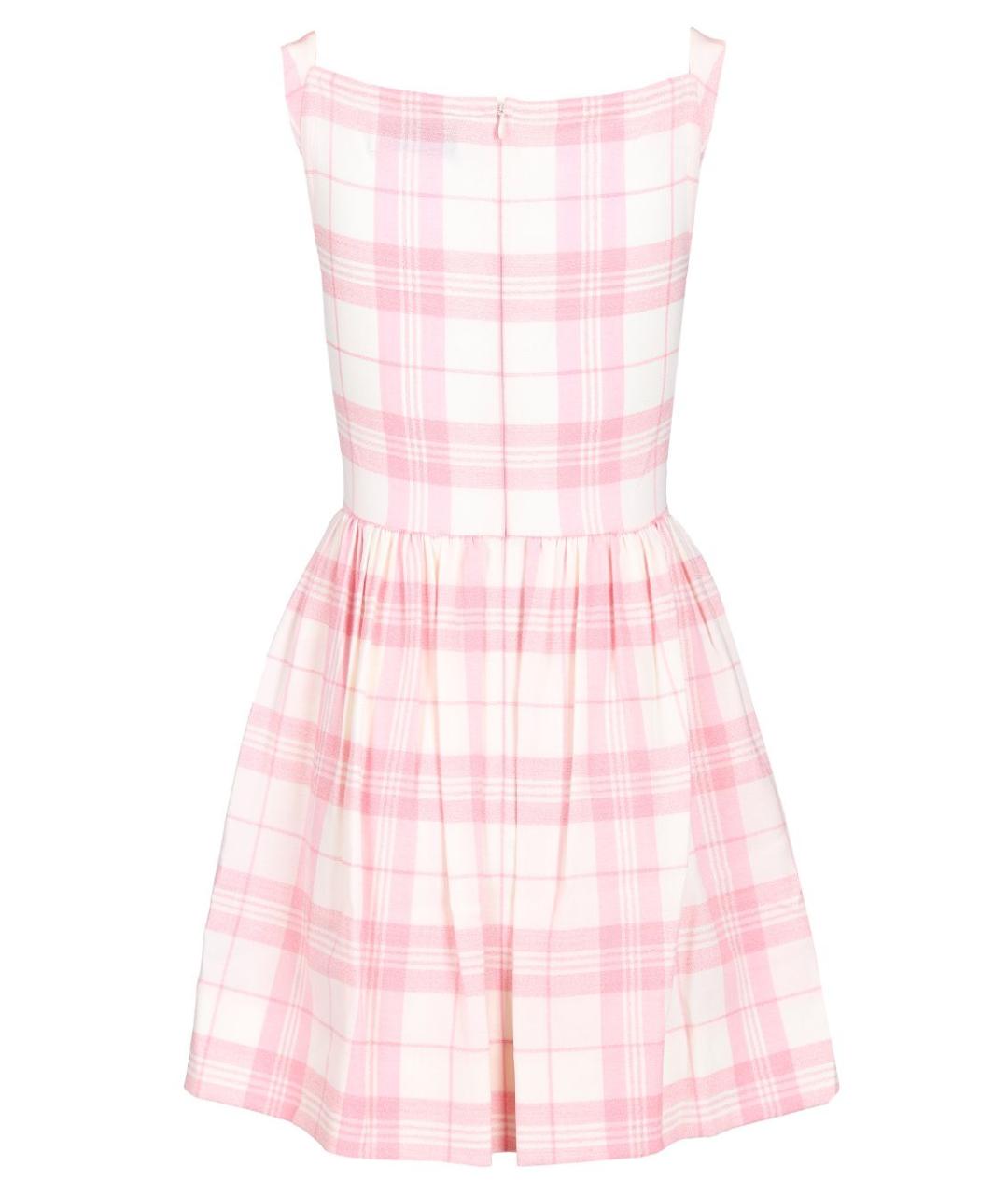 VIVIENNE WESTWOOD Розовое хлопковое повседневное платье, фото 2