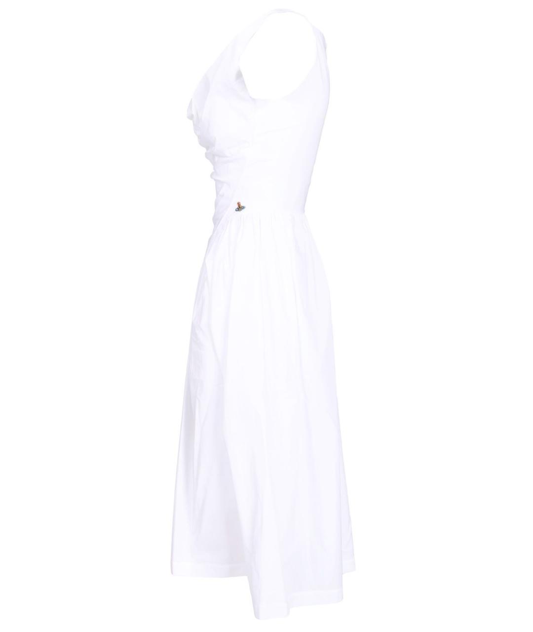 VIVIENNE WESTWOOD Белое хлопковое платье, фото 4