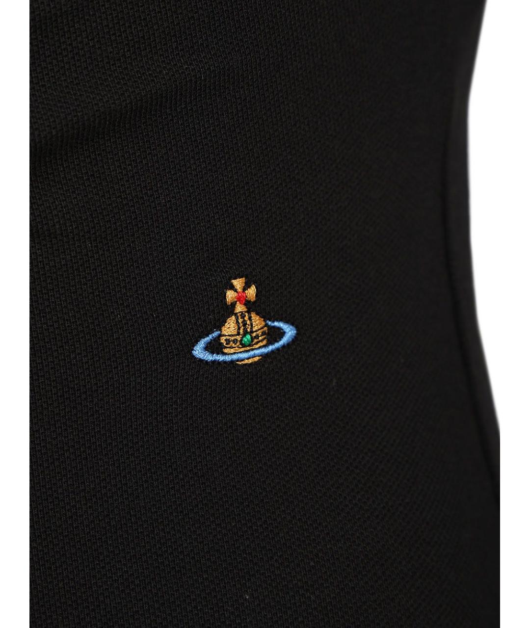 VIVIENNE WESTWOOD Черное хлопковое повседневное платье, фото 5