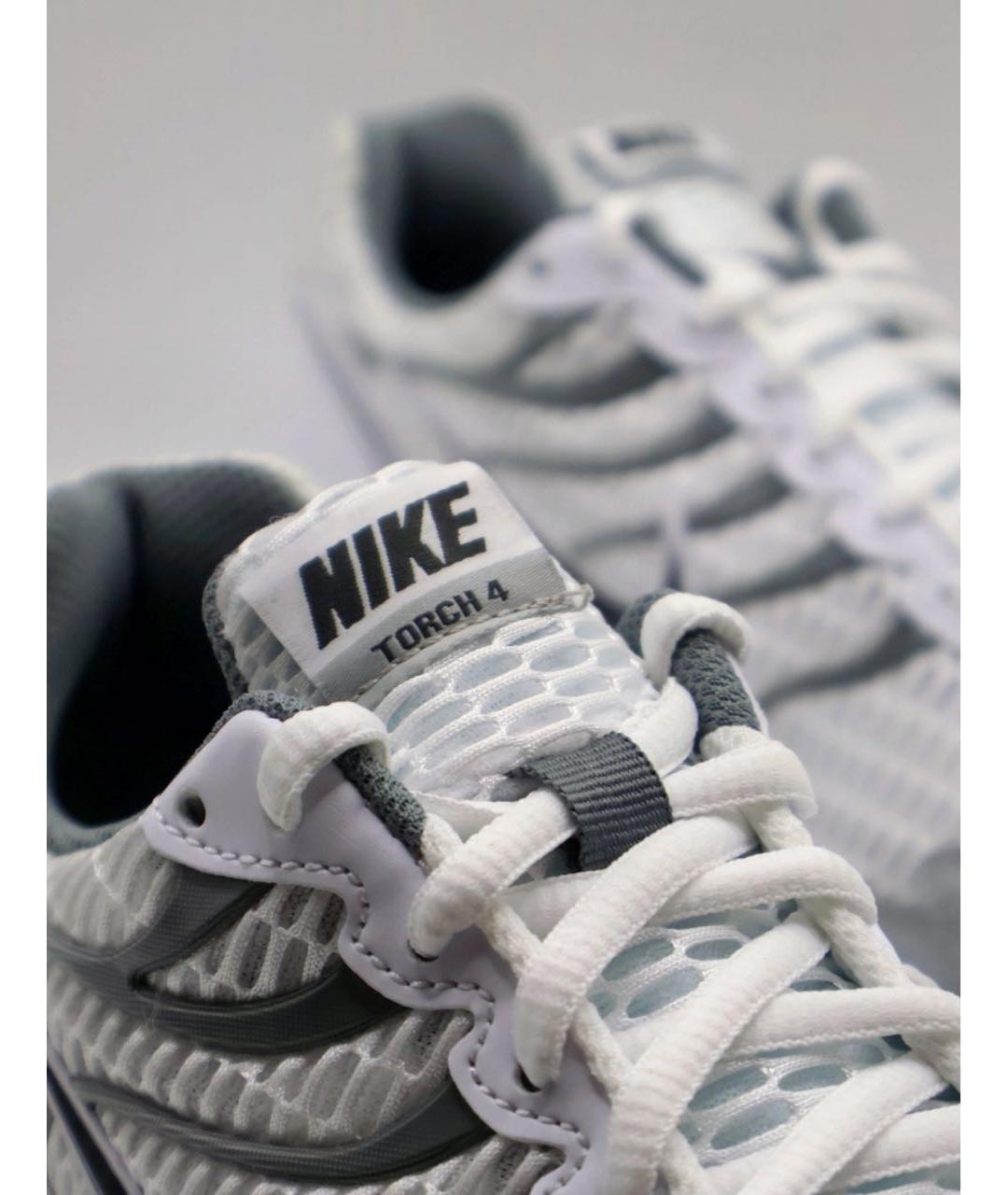 NIKE Серые текстильные низкие кроссовки / кеды, фото 6