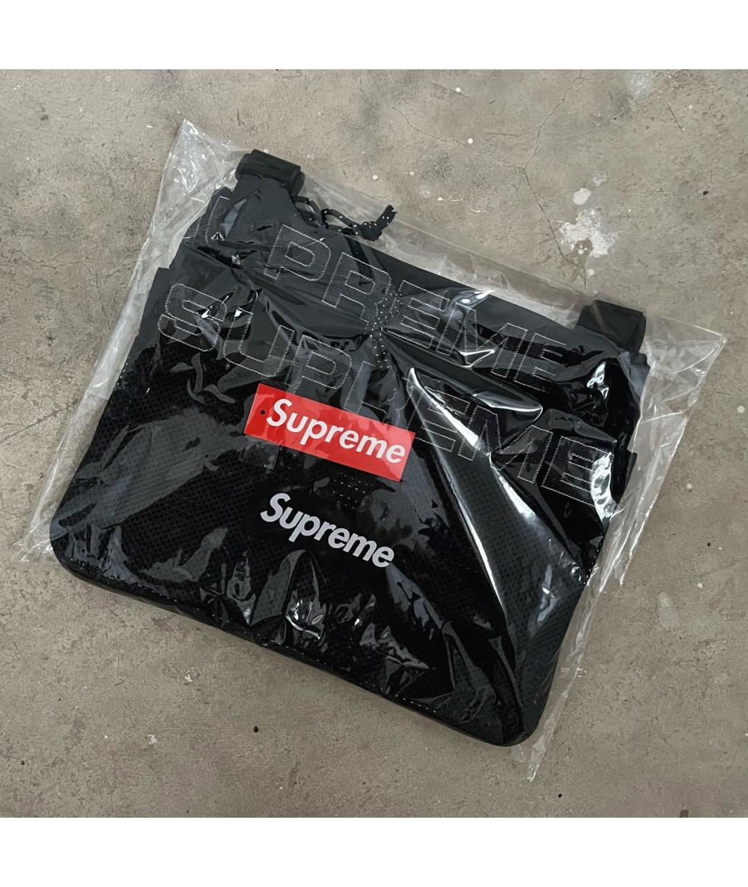 SUPREME Черная сумка на плечо, фото 8