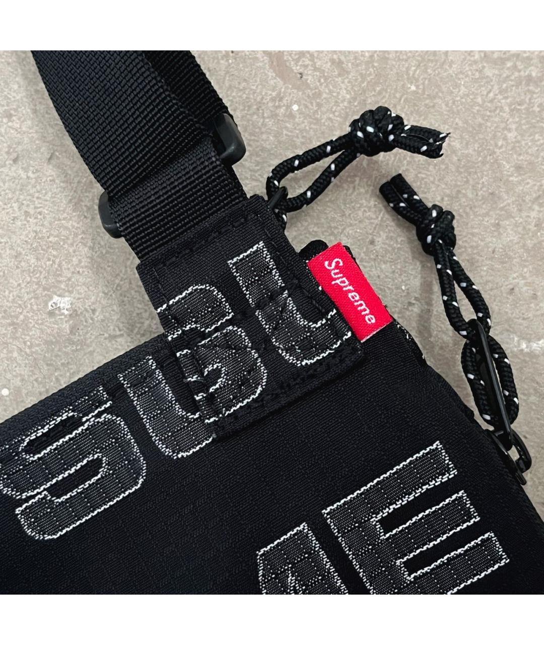 SUPREME Черная сумка на плечо, фото 6