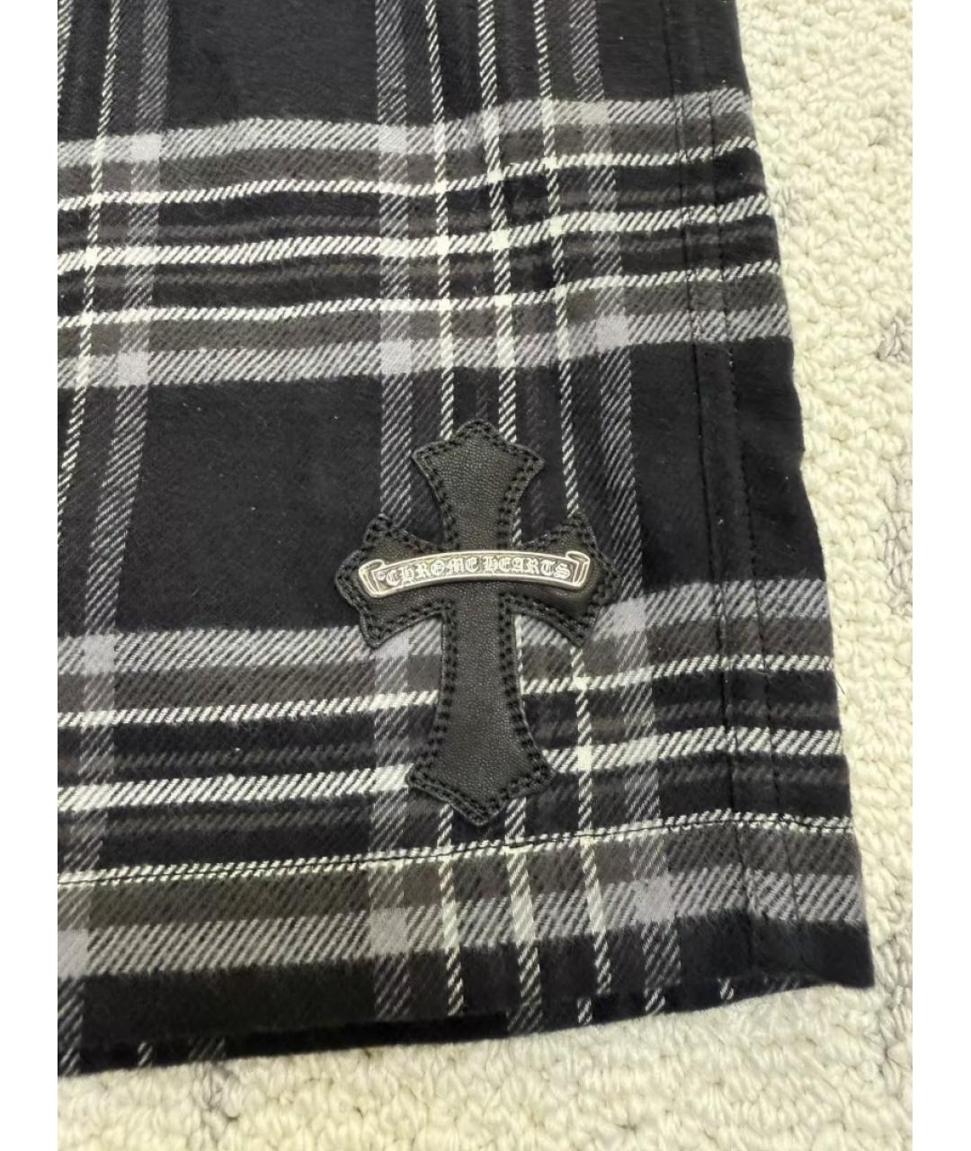 CHROME HEARTS Черные шорты, фото 3