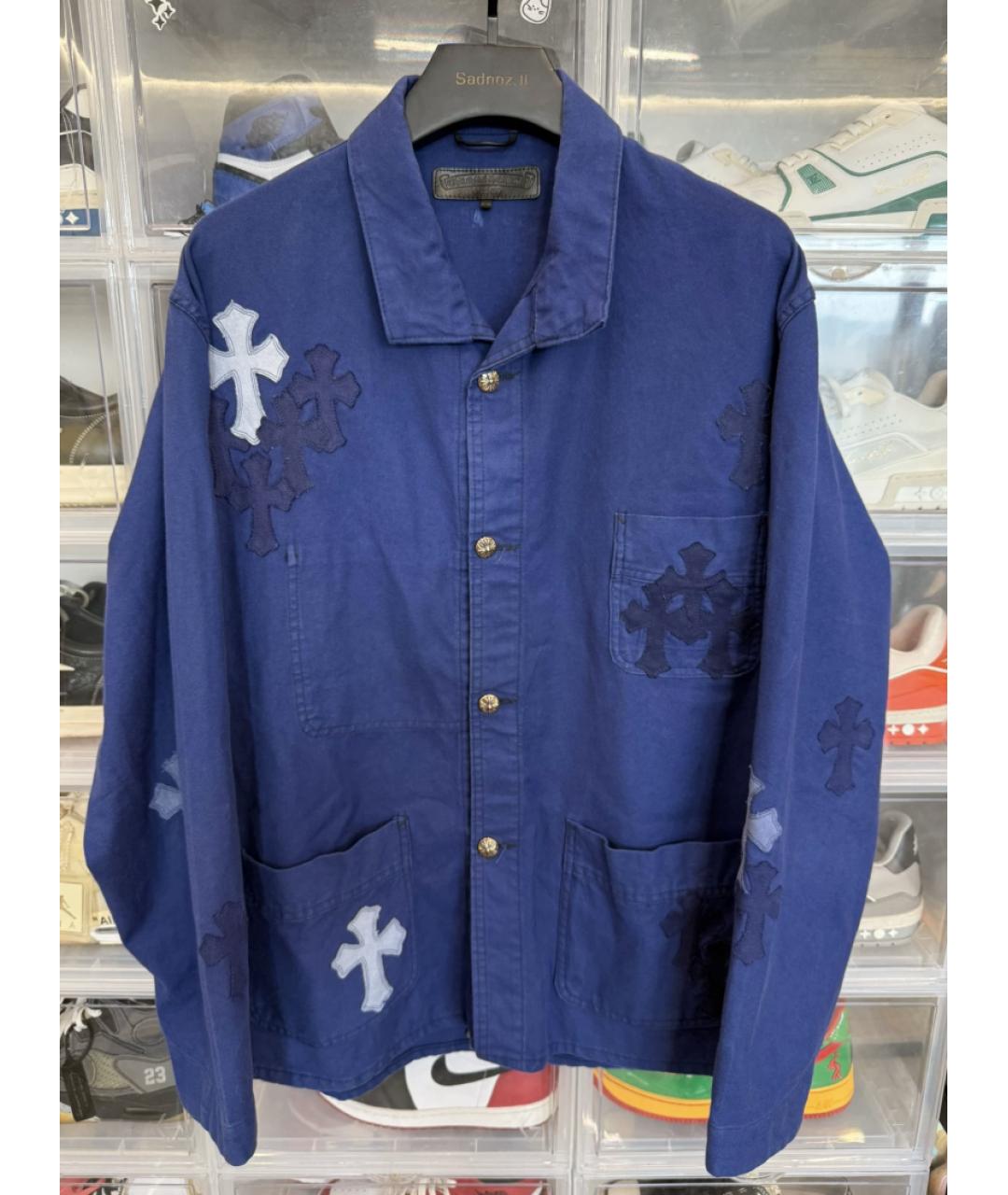 CHROME HEARTS Синяя куртка, фото 7