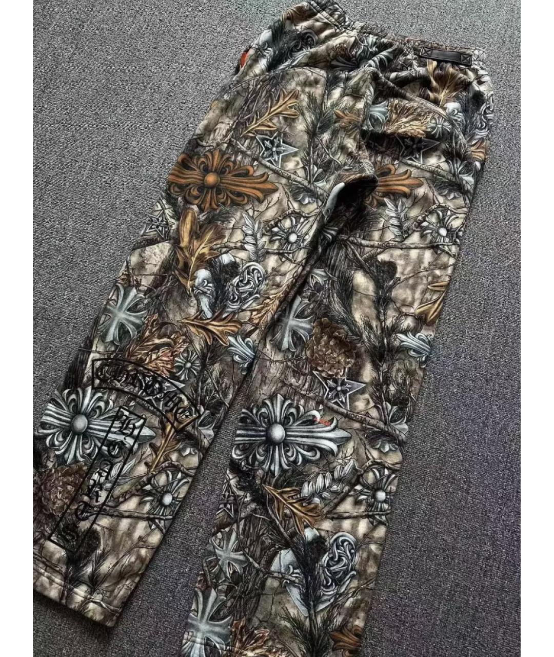 CHROME HEARTS Мульти повседневные брюки, фото 2