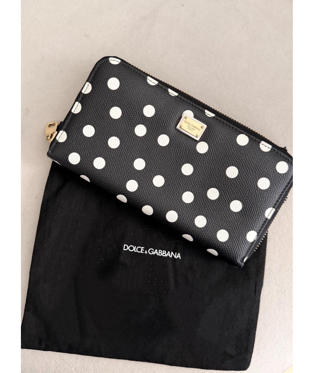 DOLCE&GABBANA Черный кошелек, фото 2