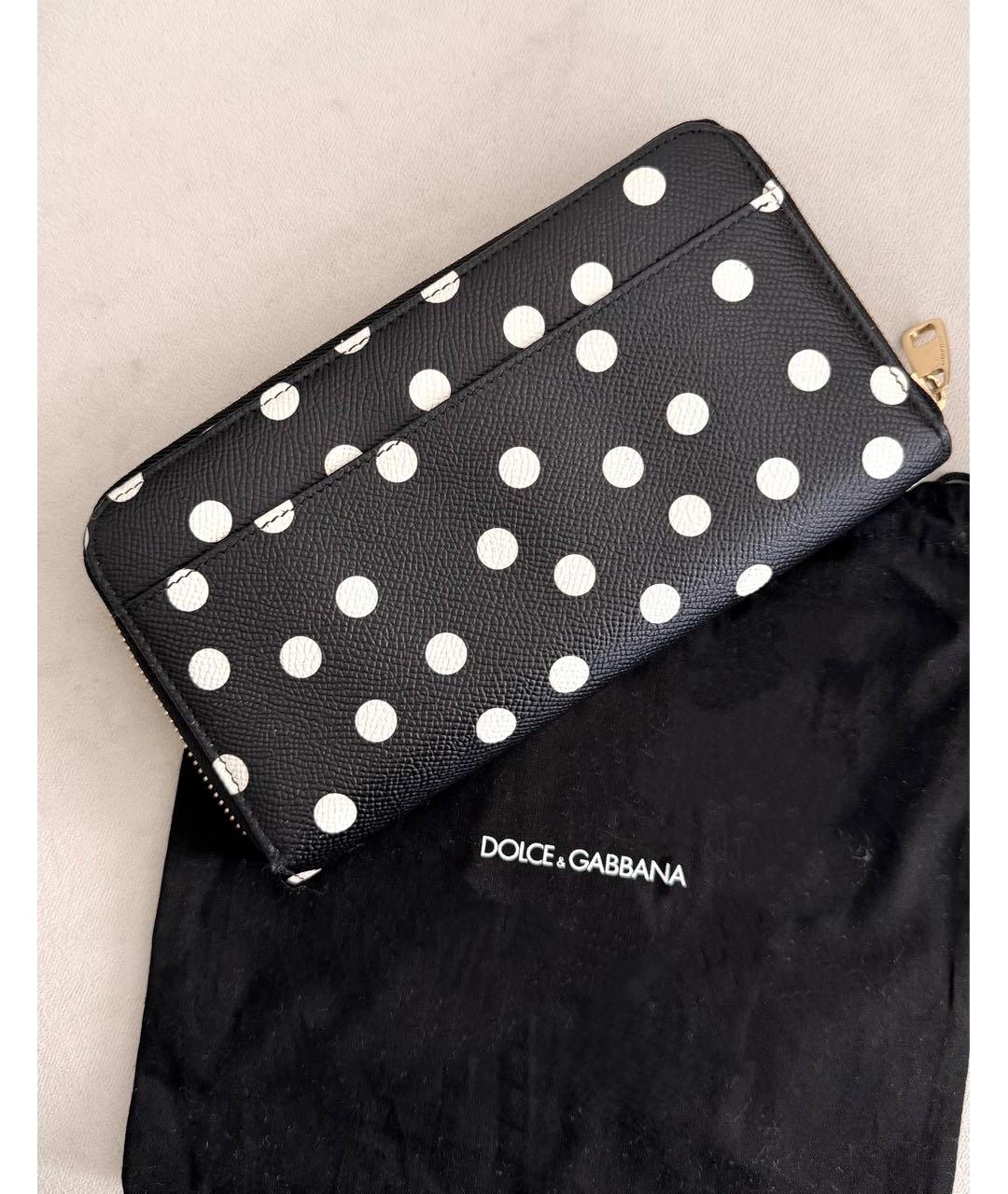 DOLCE&GABBANA Черный кошелек, фото 3