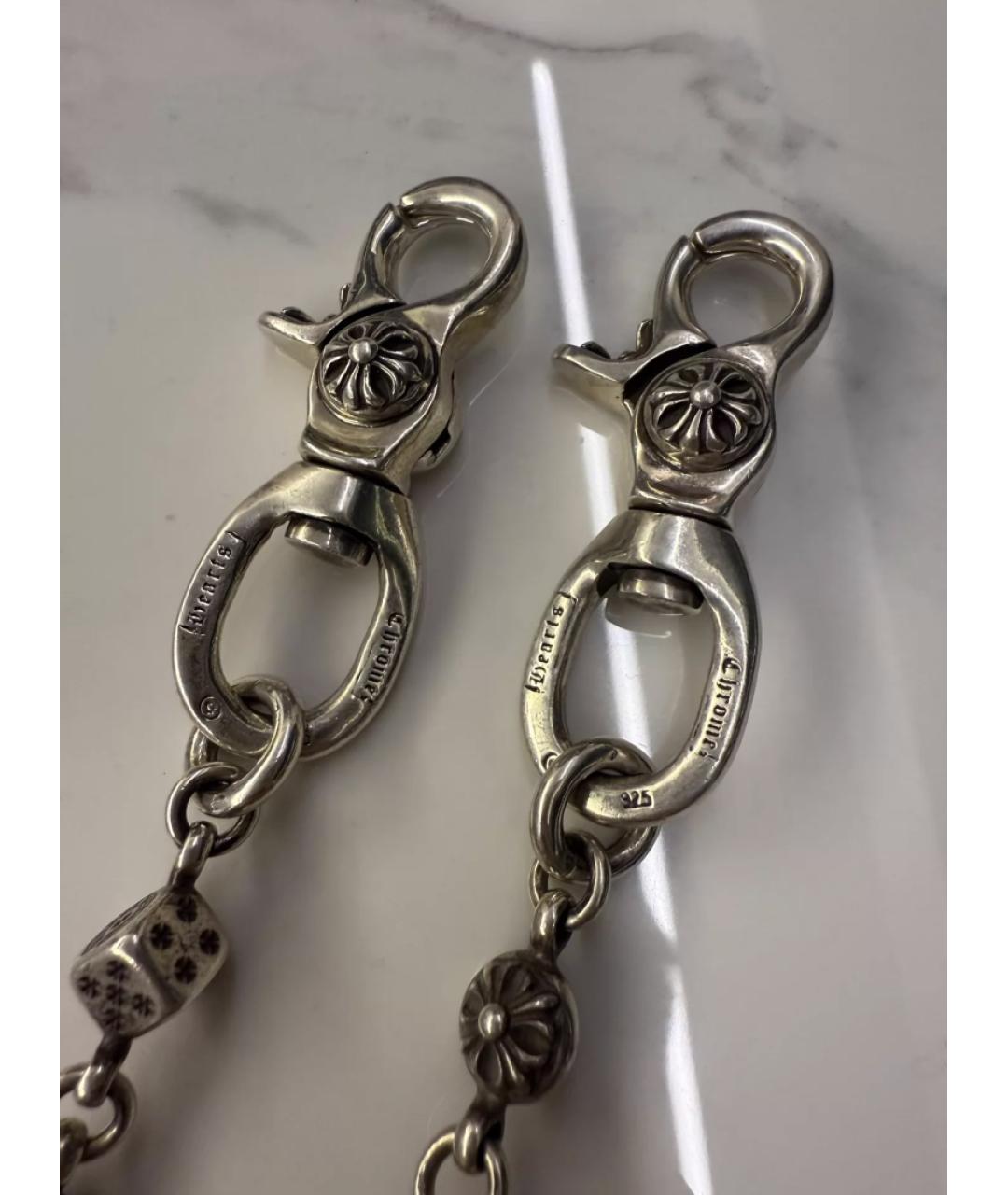CHROME HEARTS Серебряная цепочка/подвеска, фото 4