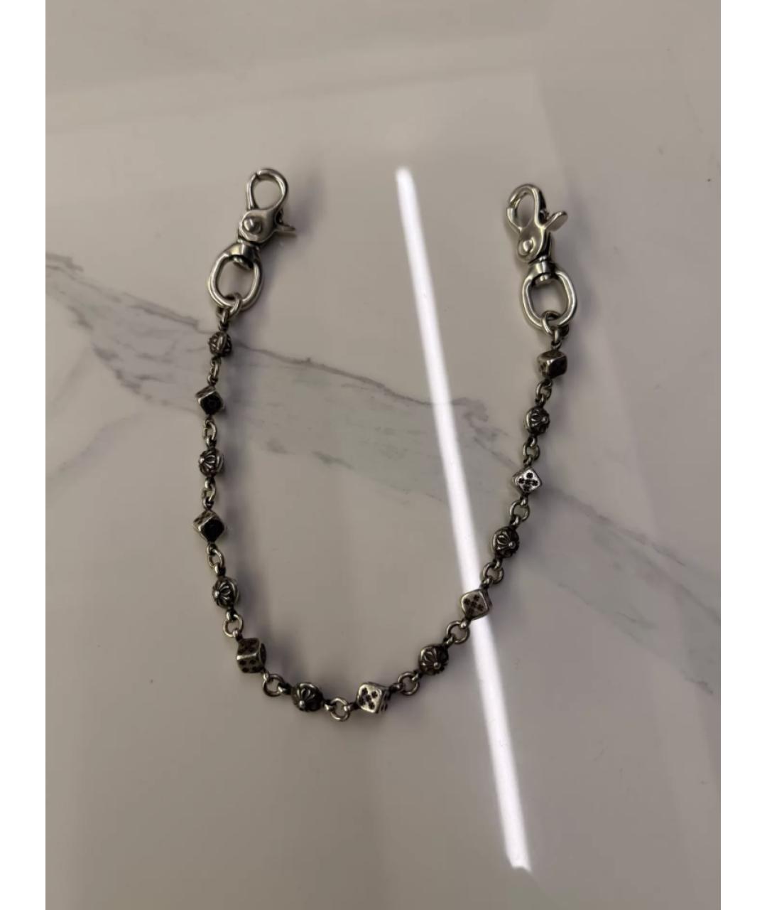 CHROME HEARTS Серебряная цепочка/подвеска, фото 6