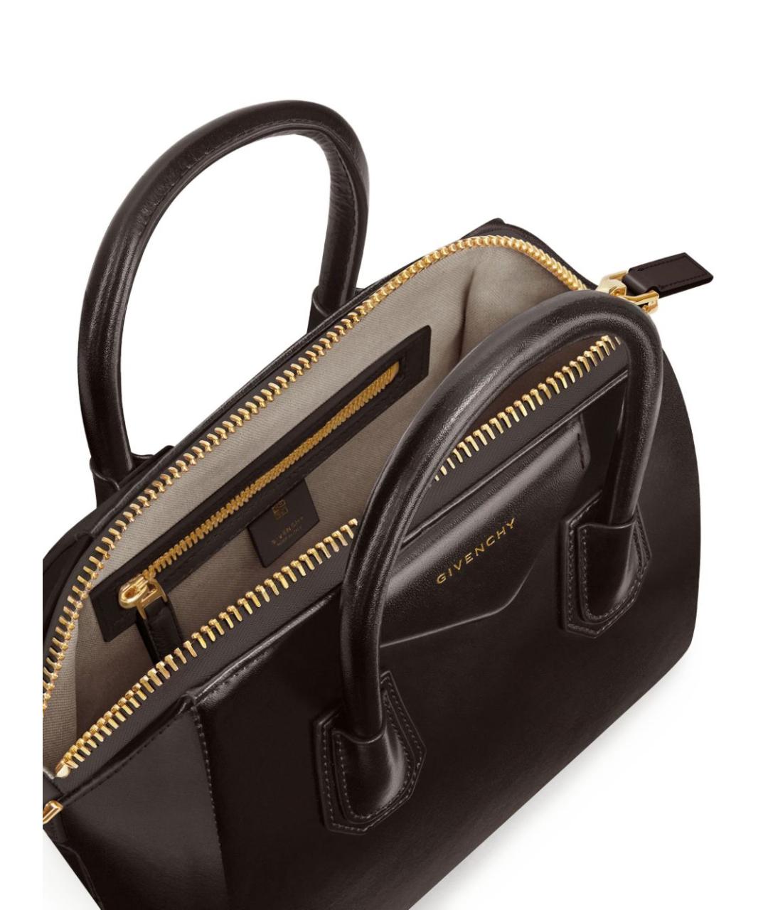 GIVENCHY Коричневая кожаная сумка тоут, фото 3
