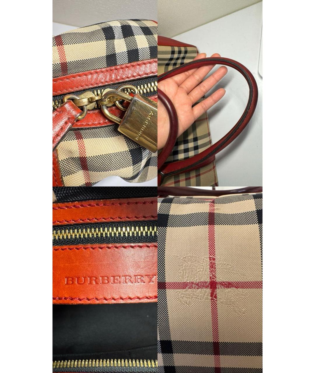 BURBERRY Сумка с короткими ручками, фото 6