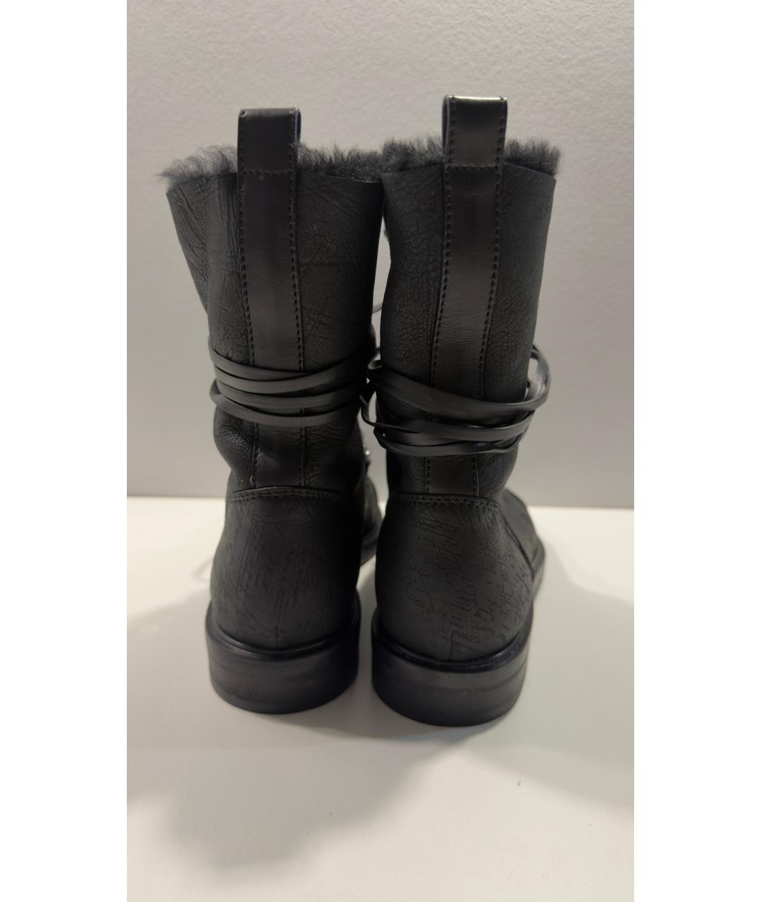 CASADEI Черные кожаные ботинки, фото 4