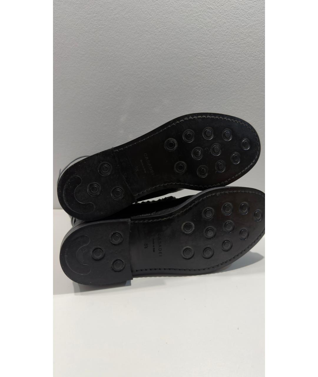 CASADEI Черные кожаные ботинки, фото 2