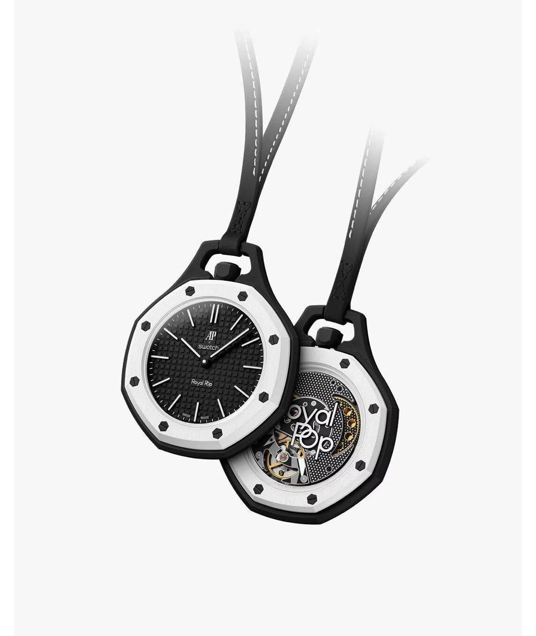 Swatch Черные часы, фото 2