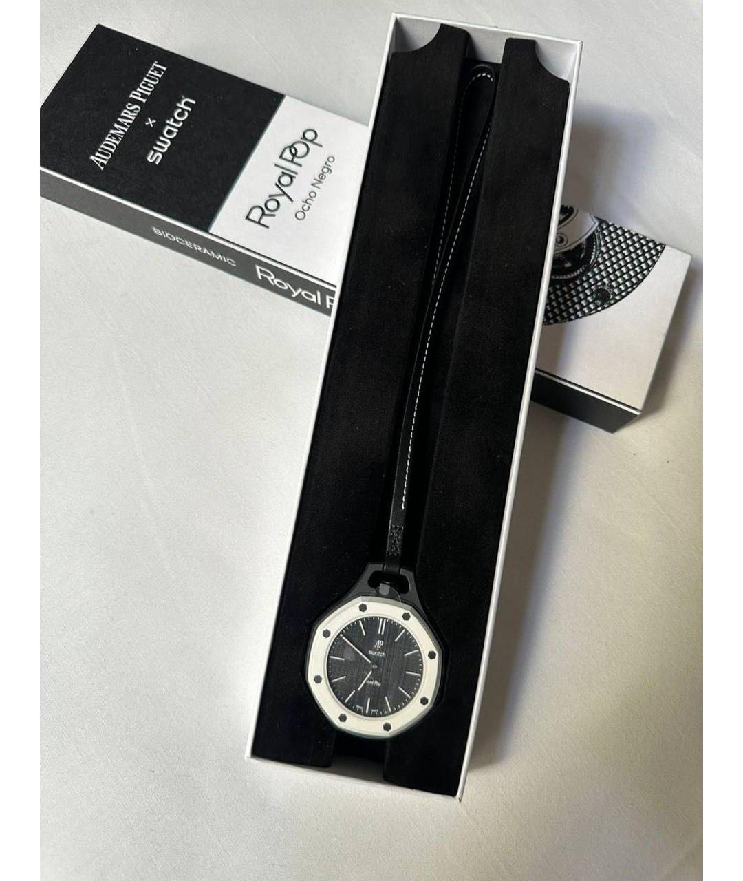 Swatch Черные часы, фото 3