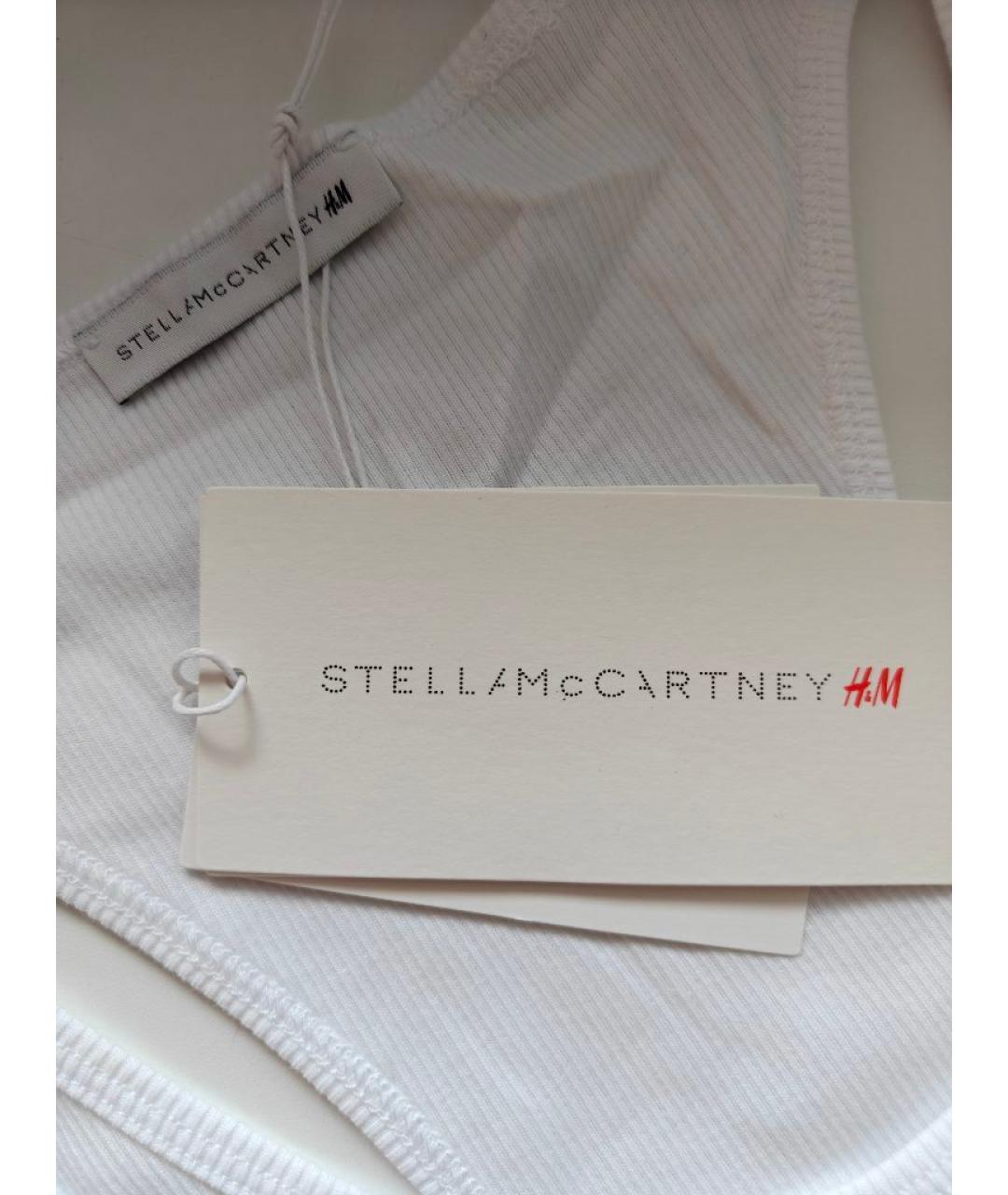 STELLA MCCARTNEY Белая хлопковая майка, фото 4