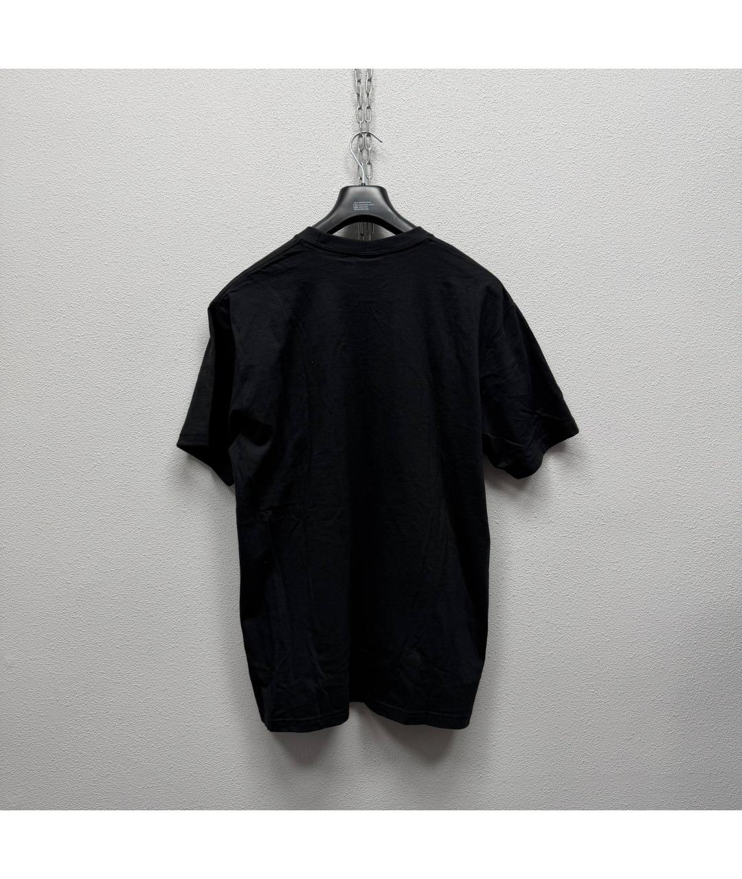 SUPREME Черная футболка, фото 4