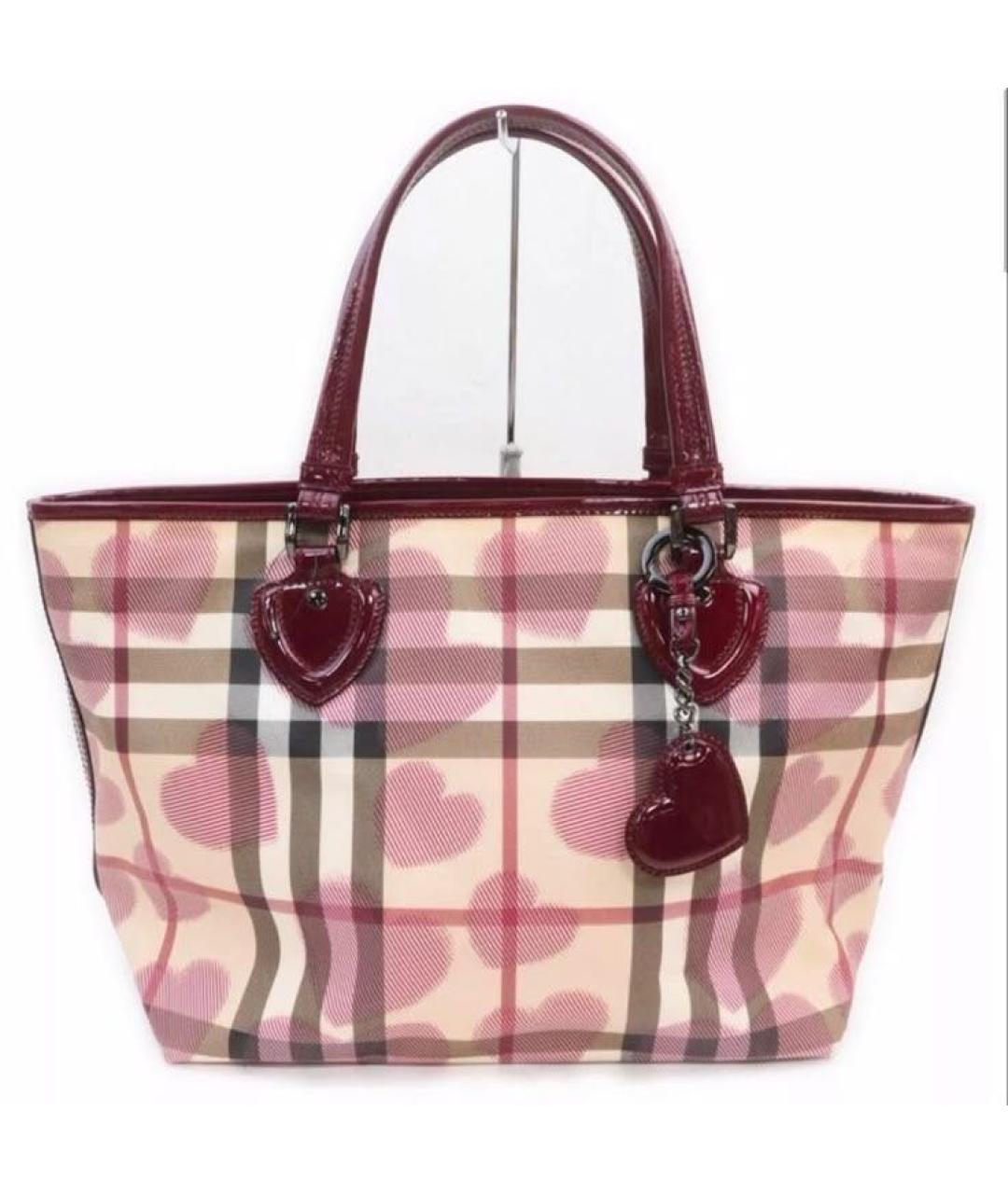 BURBERRY Красная сумка через плечо, фото 6