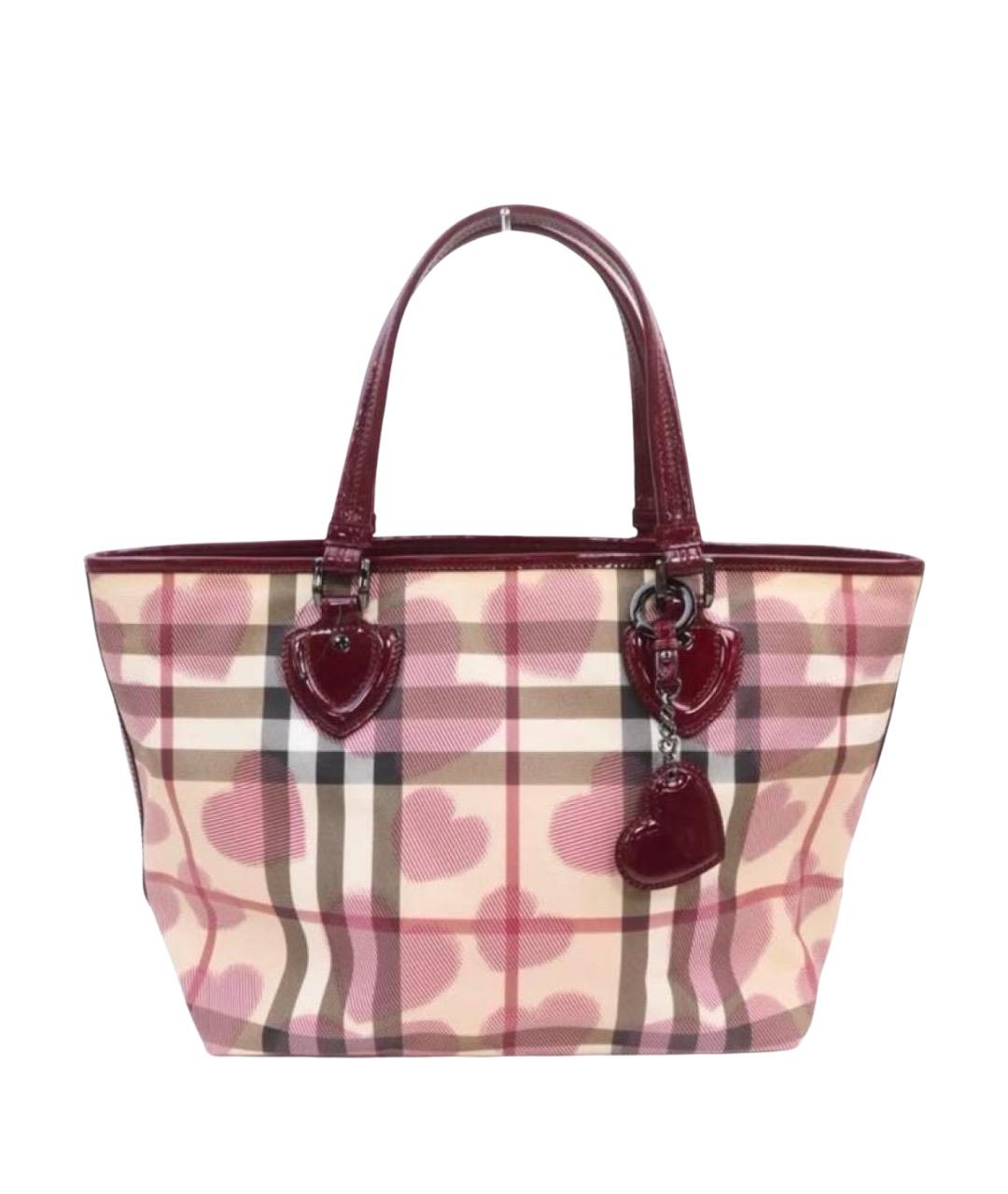 BURBERRY Красная сумка через плечо, фото 1