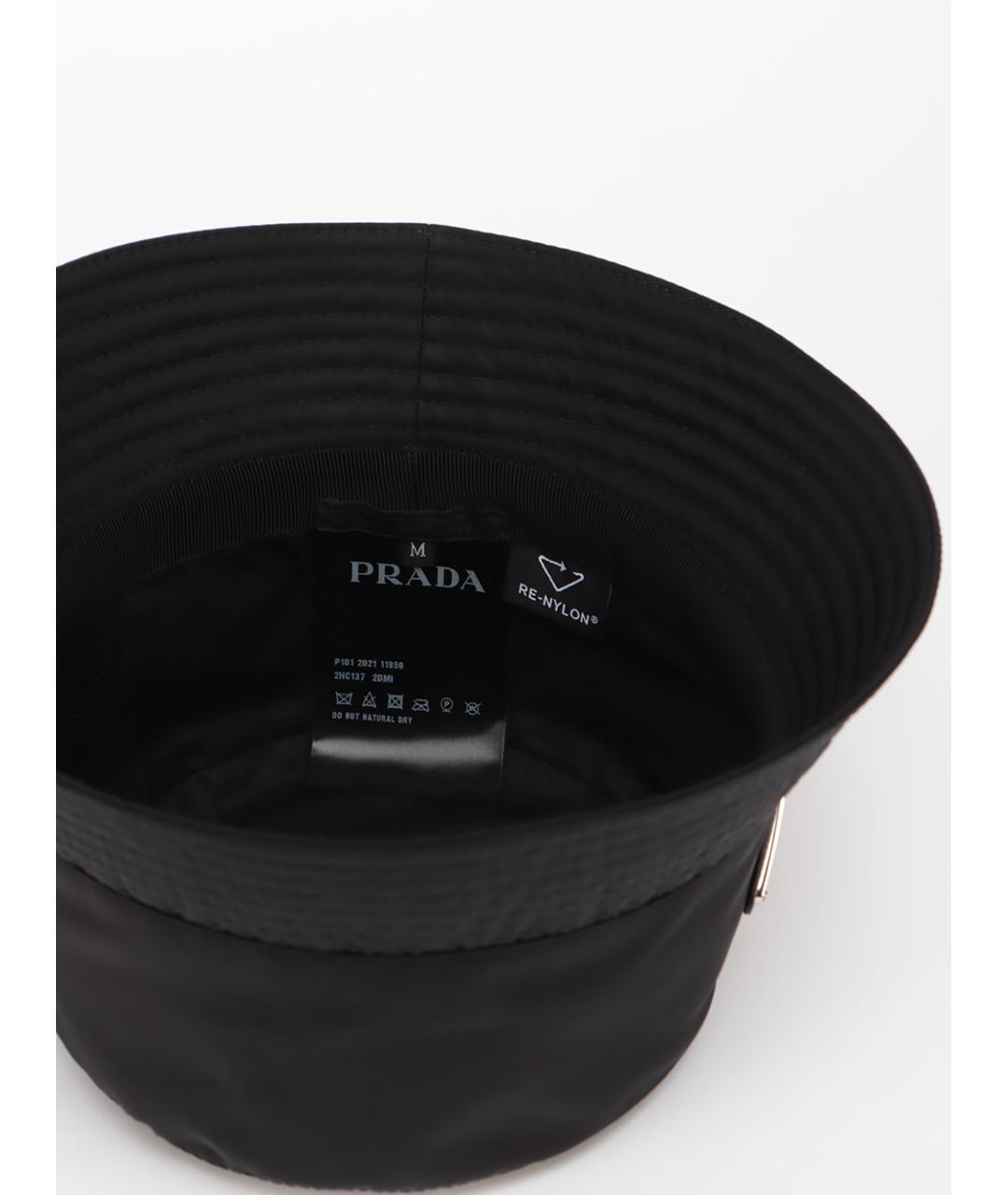 PRADA Черная синтетическая шляпа, фото 3