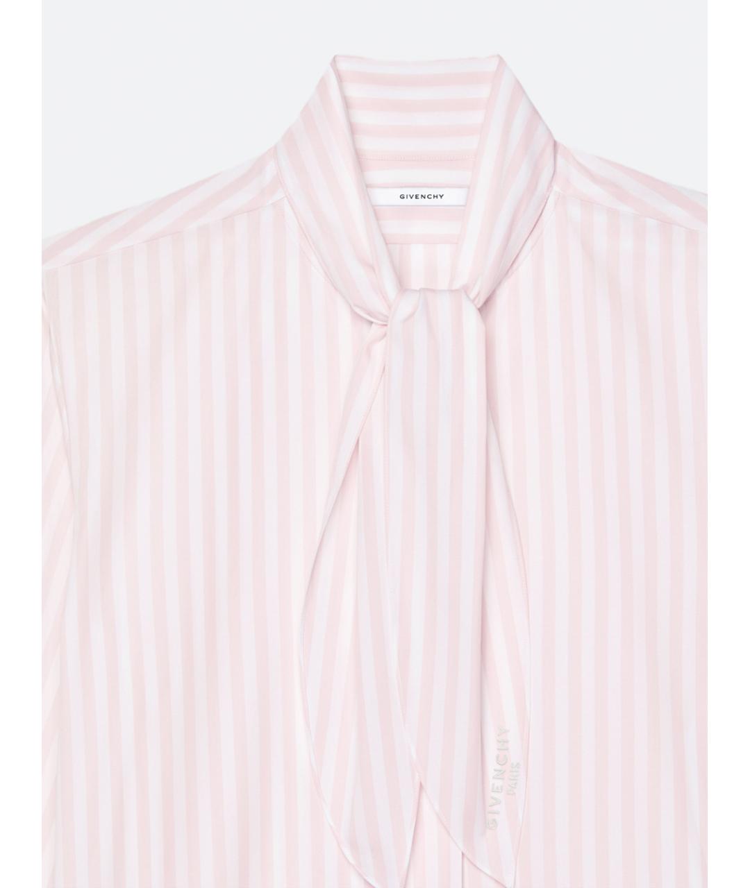 GIVENCHY Розовая хлопковая блузы, фото 3