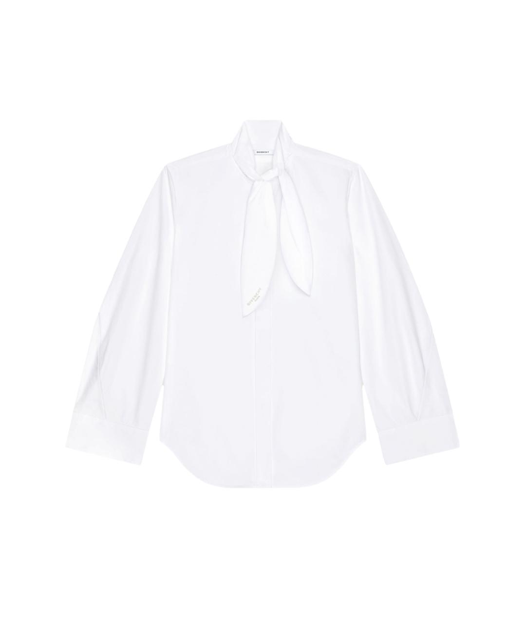 GIVENCHY Белая хлопковая блузы, фото 1