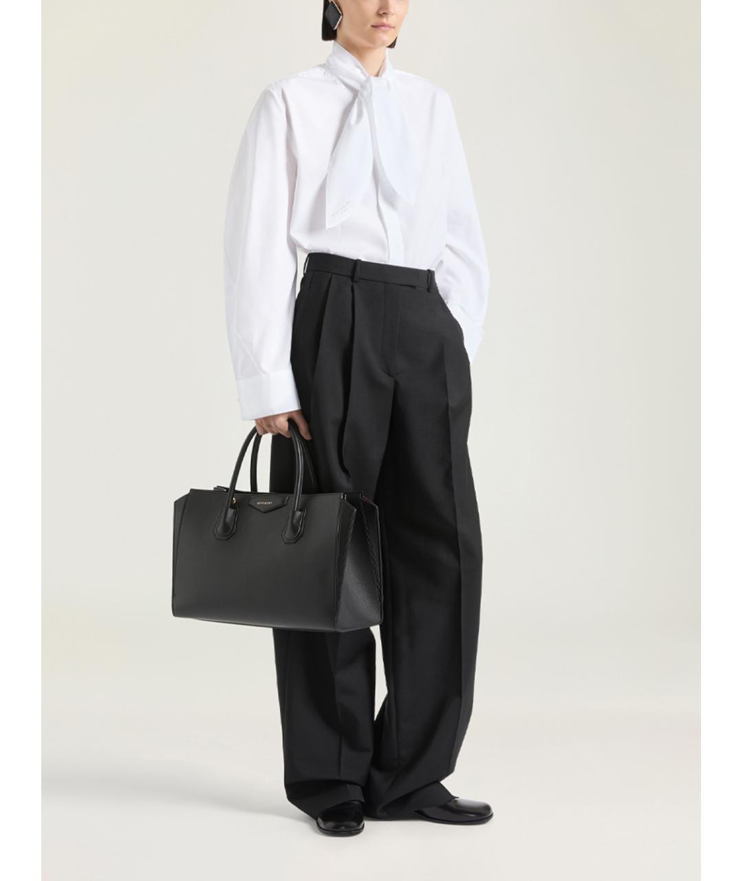 GIVENCHY Белая хлопковая блузы, фото 2