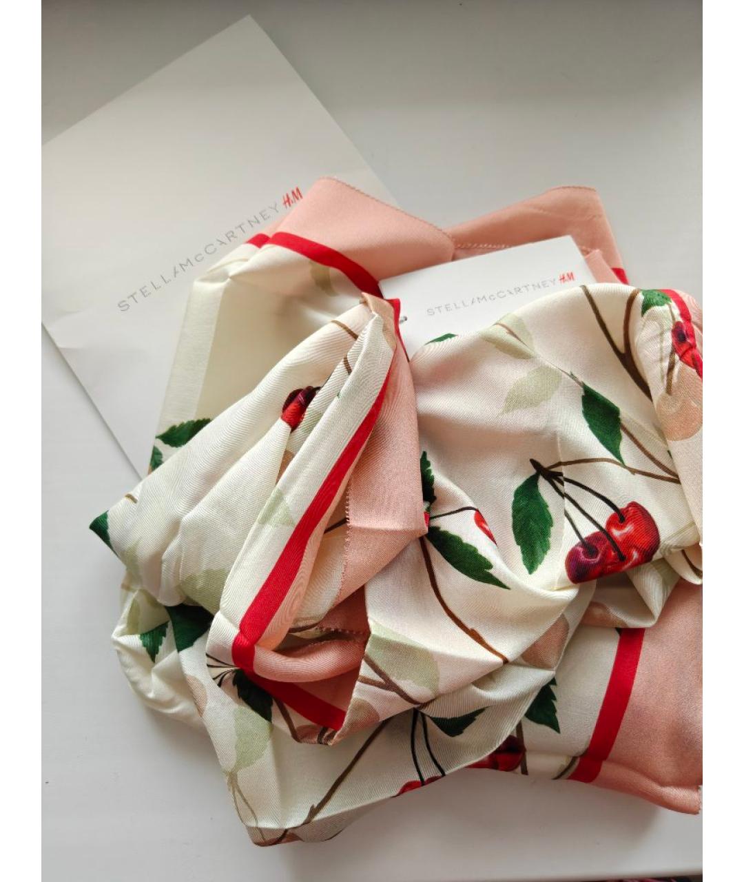 STELLA MCCARTNEY Мульти шелковый платок, фото 4